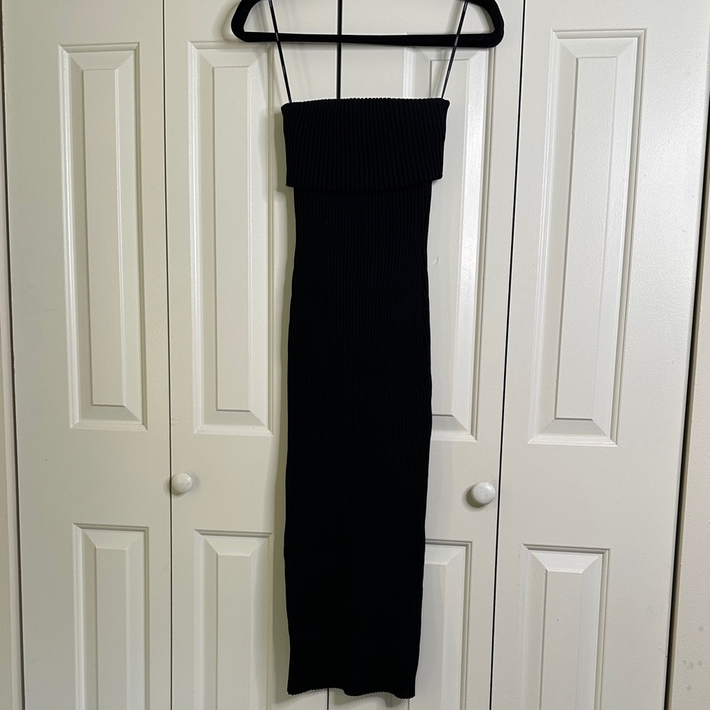 Forever 21 Black Strapless Dress